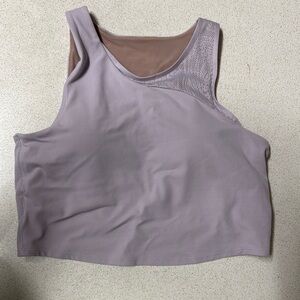 Athleta Lavender Sleeveless Crop Top
